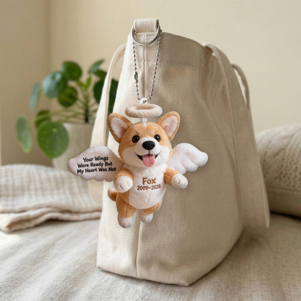 Angel de Compagnie - Porte-clés en Peluche Personnalisé