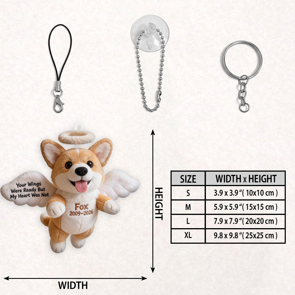 Angel de Compagnie - Porte-clés en Peluche Personnalisé