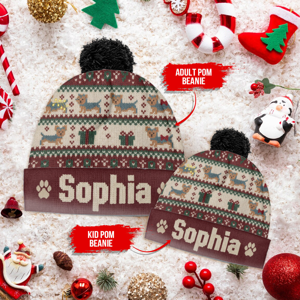 Bonnet personnalisé pour chien mignon