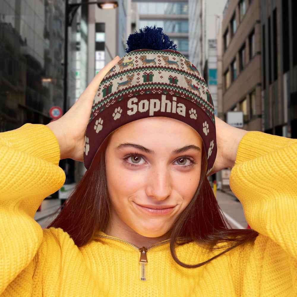Bonnet personnalisé pour chien mignon