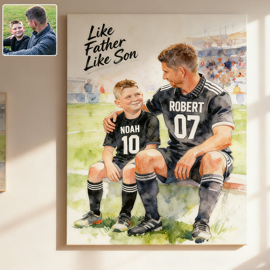 Sport personnalisé - Toile et affiche personnalisées pour papa