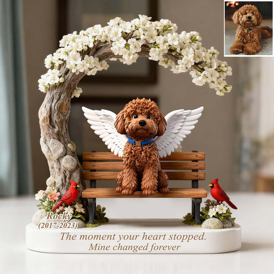 Mine Changed - Personalized Dog Custom Shaped Acrylic Plaque