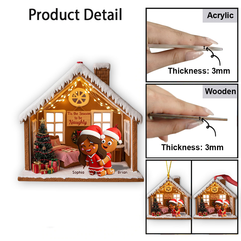 Jusqu'à la saison des frasques - Ornement personnalisé pour couple