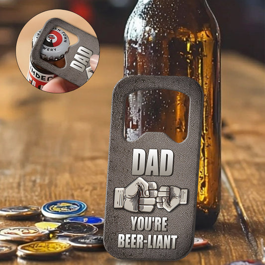 Meilleurs amis pour toujours, père et enfant - Ouvre-bouteille personnalisé pour papa 