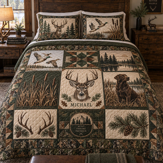 Amour de la Chasse - Ensemble de Couette Personnalisé