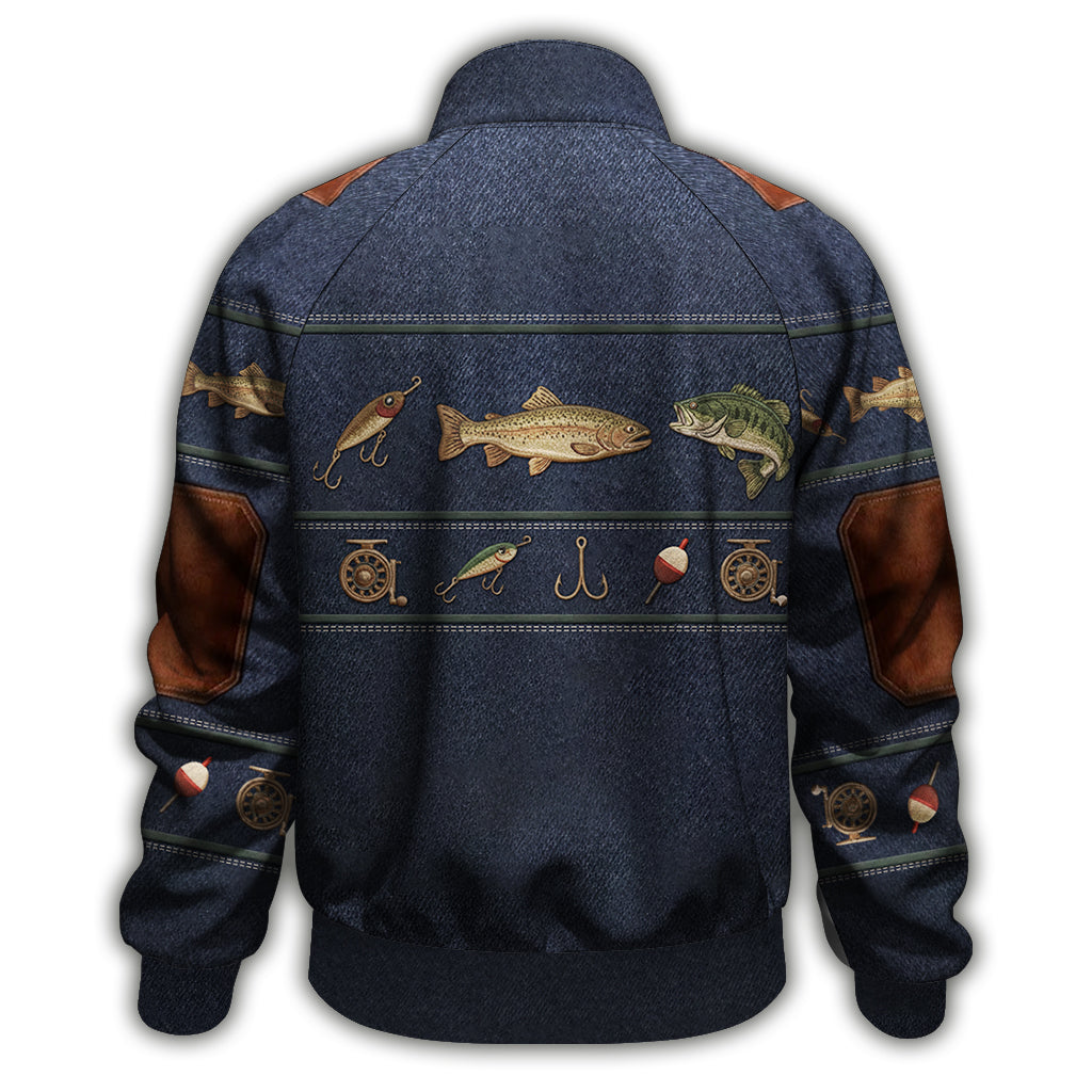 Fishing Legend - Personalized Fishing Zip Jacket