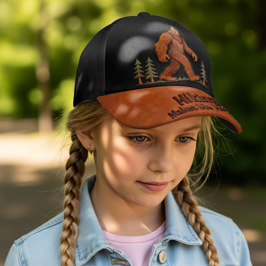 La randonnée me rend heureux - Casquette de randonnée classique personnalisée