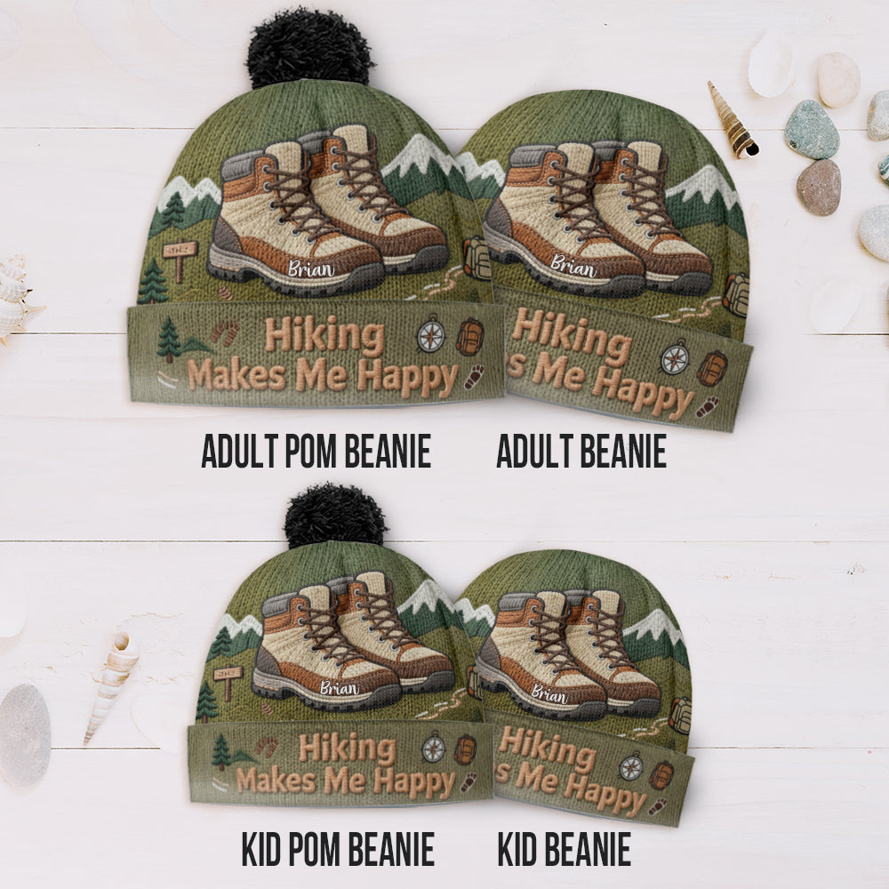 La randonnée me rend heureux - Bonnet de randonnée personnalisé