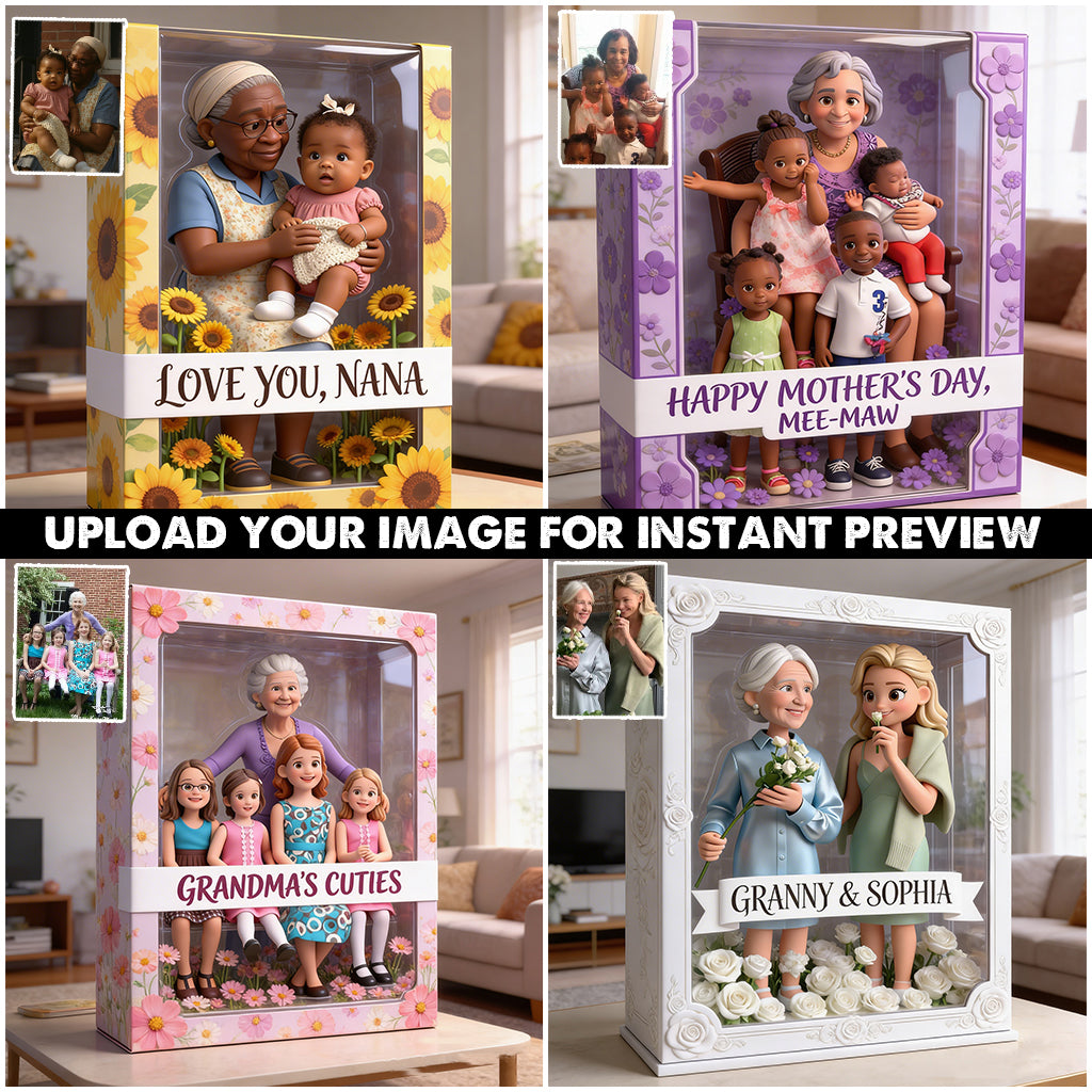 Custom Gift For Her, Birth Month Flower, Mother's Day Gift - Personalized Mother Custom Shaped Acrylic Plaque