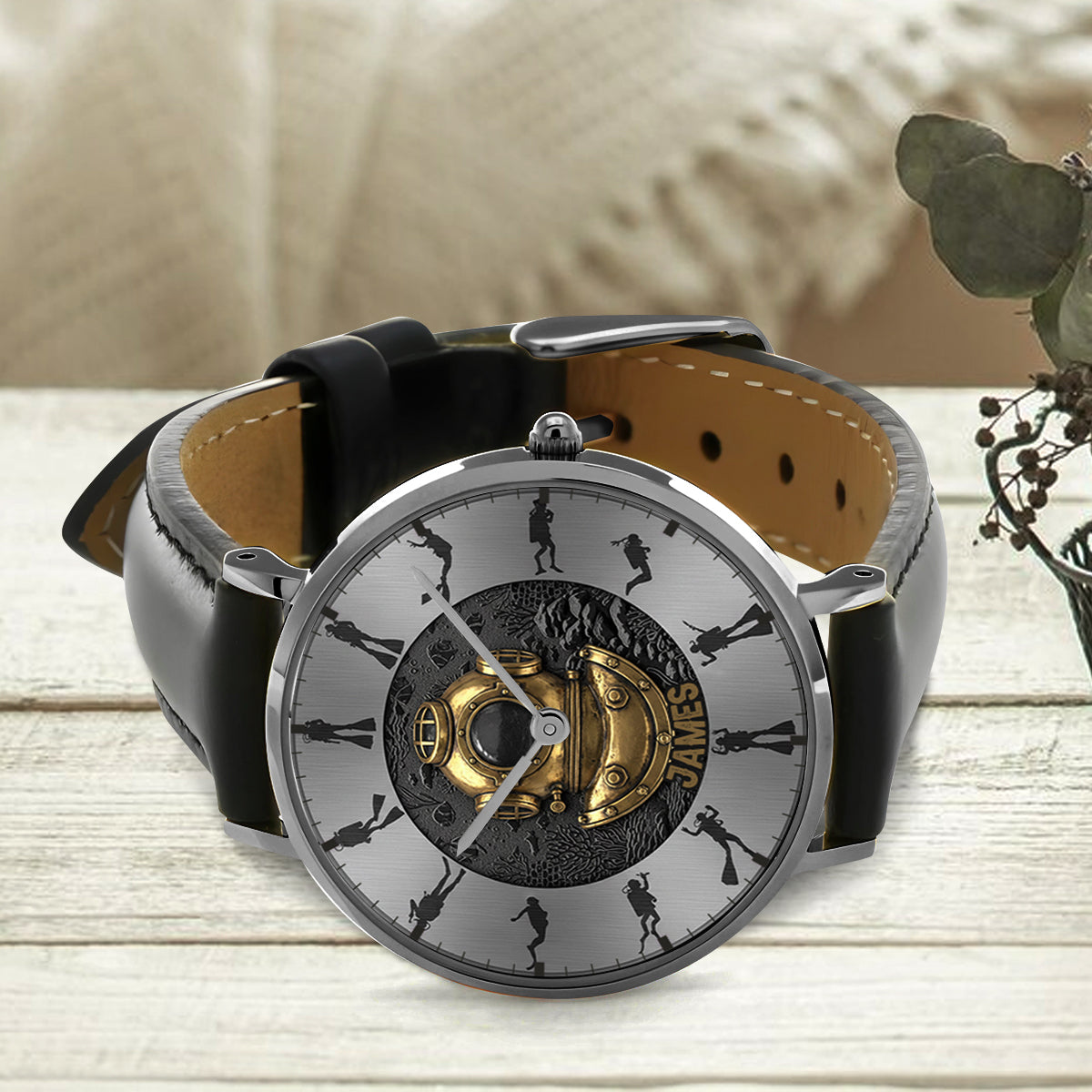 Il est temps de plonger - Montre de plongée personnalisée