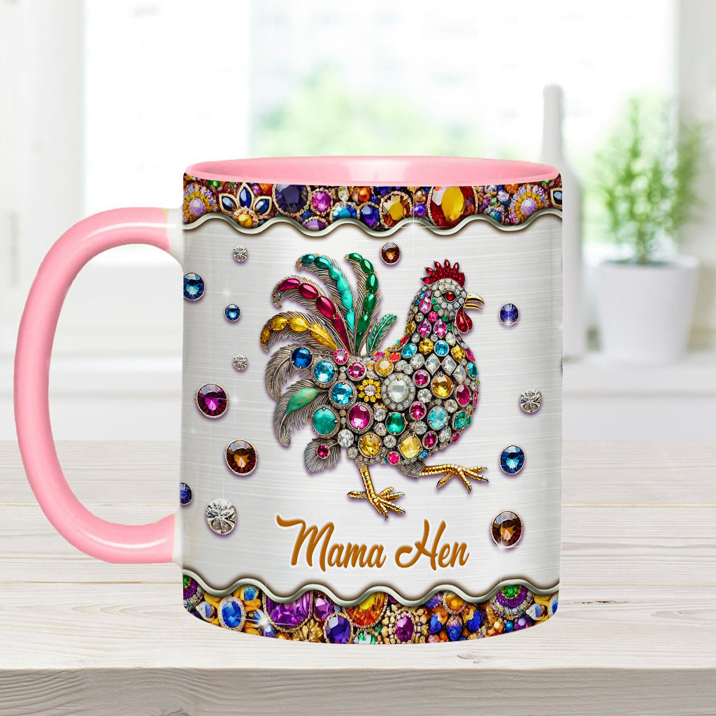 Mama Hen - Personalized Mother Accent Mug