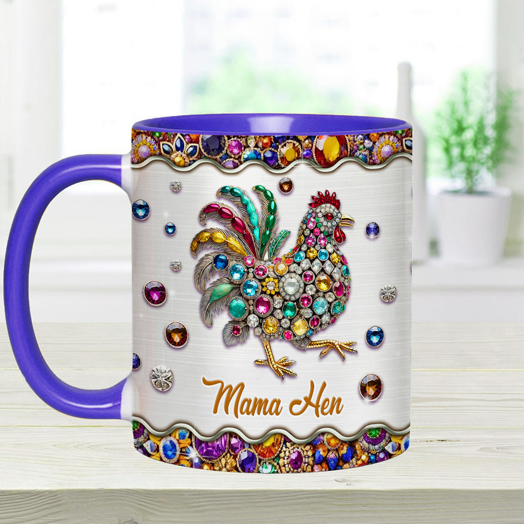 Mama Hen - Personalized Mother Accent Mug