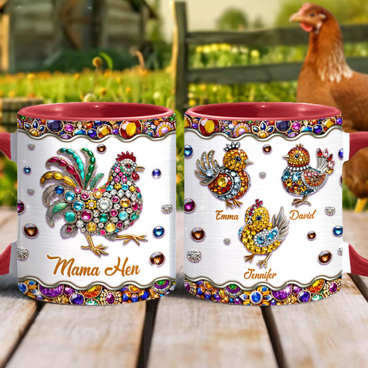 Mama Hen - Personalized Mother Accent Mug