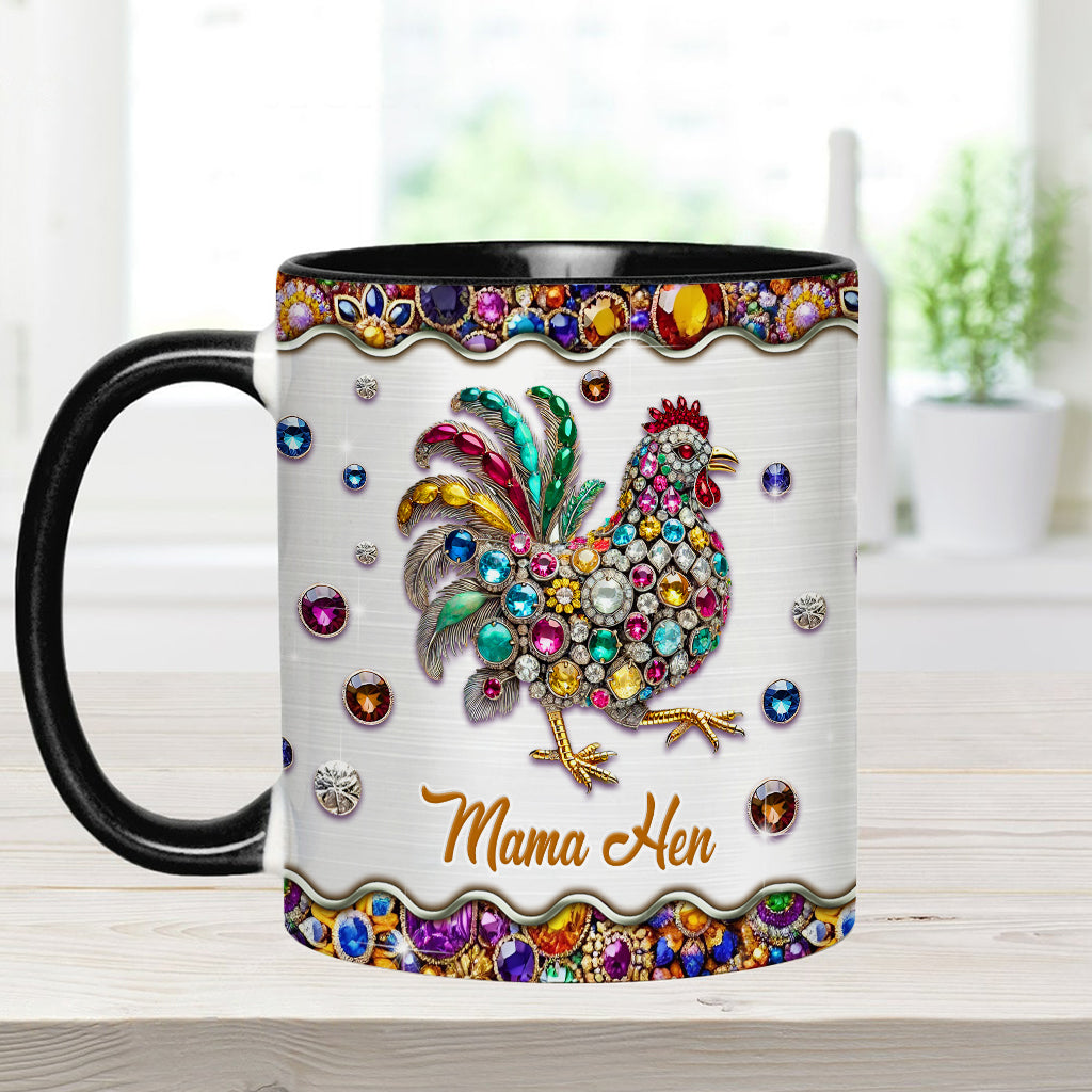 Mama Hen - Personalized Mother Accent Mug