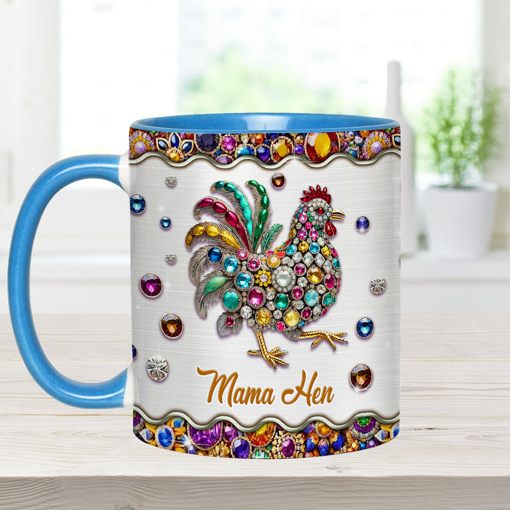 Mama Hen - Personalized Mother Accent Mug