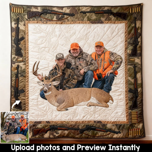 Love Hunting - Personalized Hunting Blanket