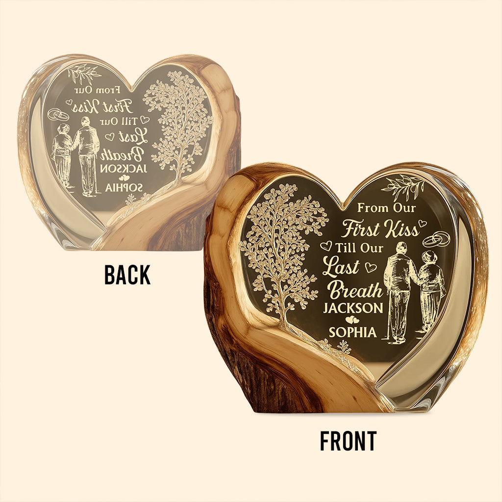 Ensemble jusqu'à ce que nous soyons des étoiles - Plaque acrylique personnalisée pour couple