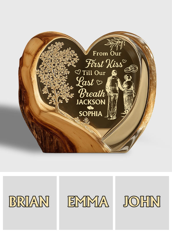 Ensemble jusqu'à ce que nous soyons des étoiles - Plaque acrylique personnalisée pour couple