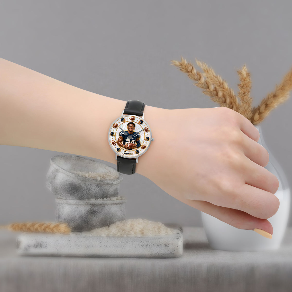 Game Day - Personalized Football Hand Watch