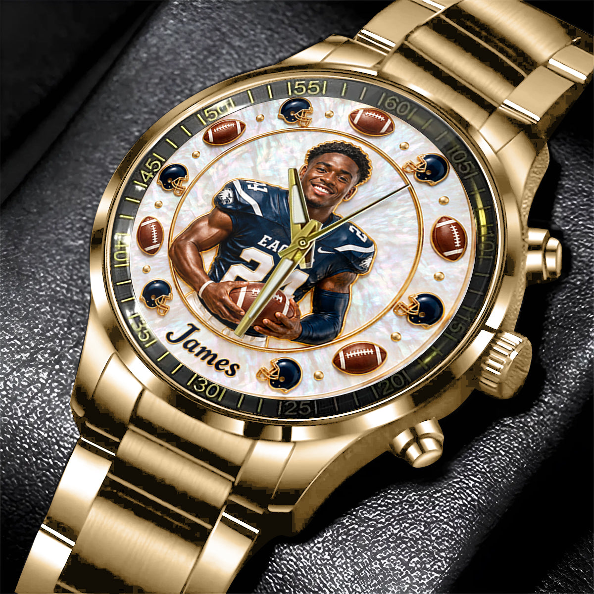 Game Day - Personalized Football Hand Watch