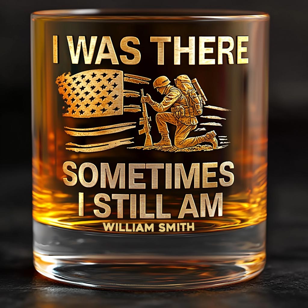 Fier vétéran - Verre à whisky personnalisé pour vétéran