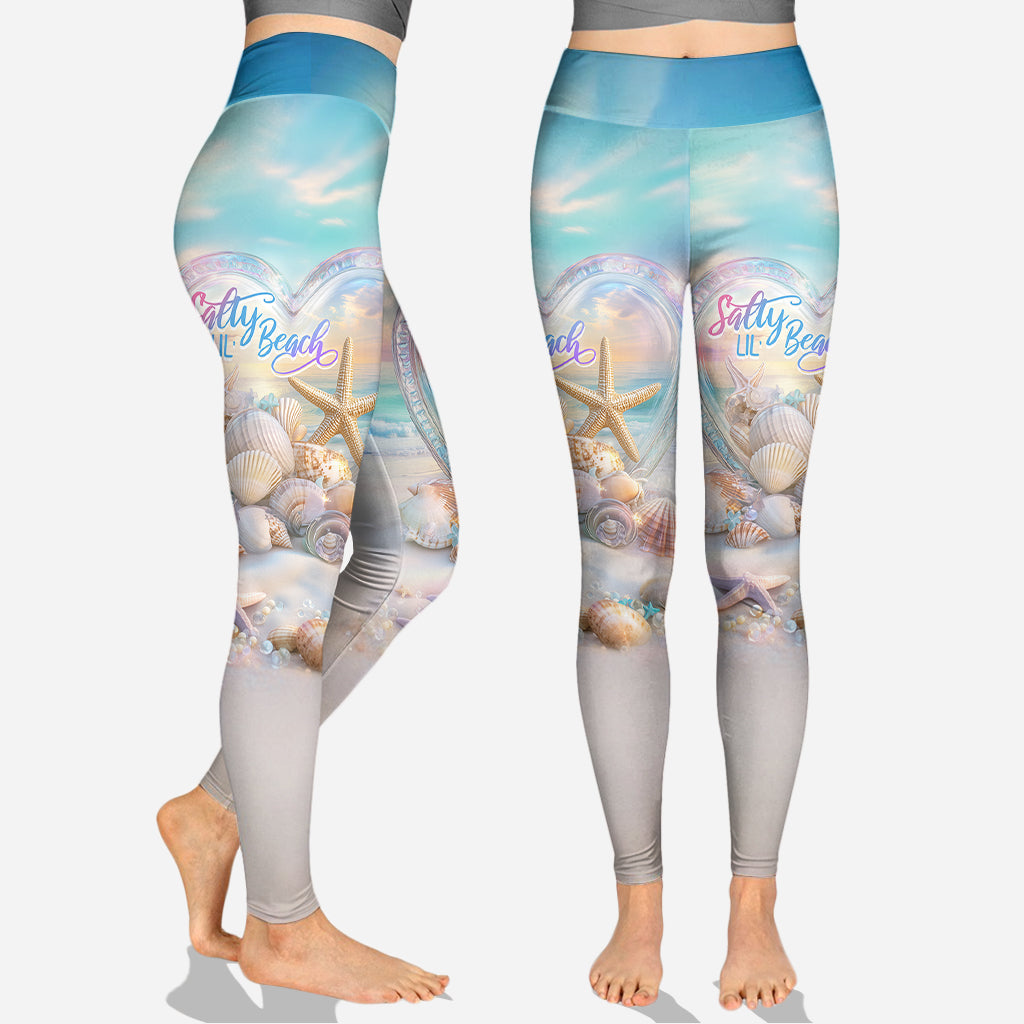 Salty Lil Beach - Débardeur et legging personnalisés « Amoureux de la mer »