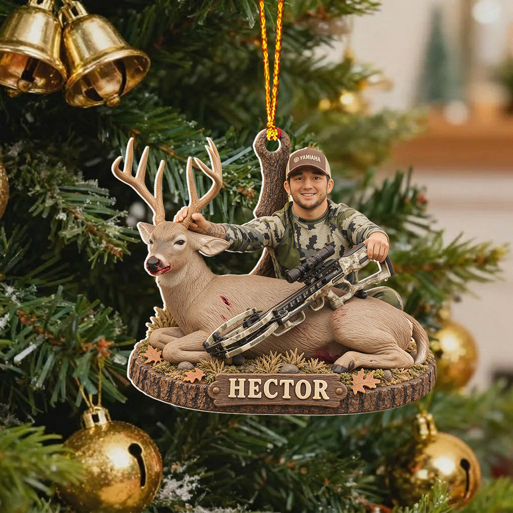 Hunting Christmas Gift - Personalized Hunting Premium 3D Ornament