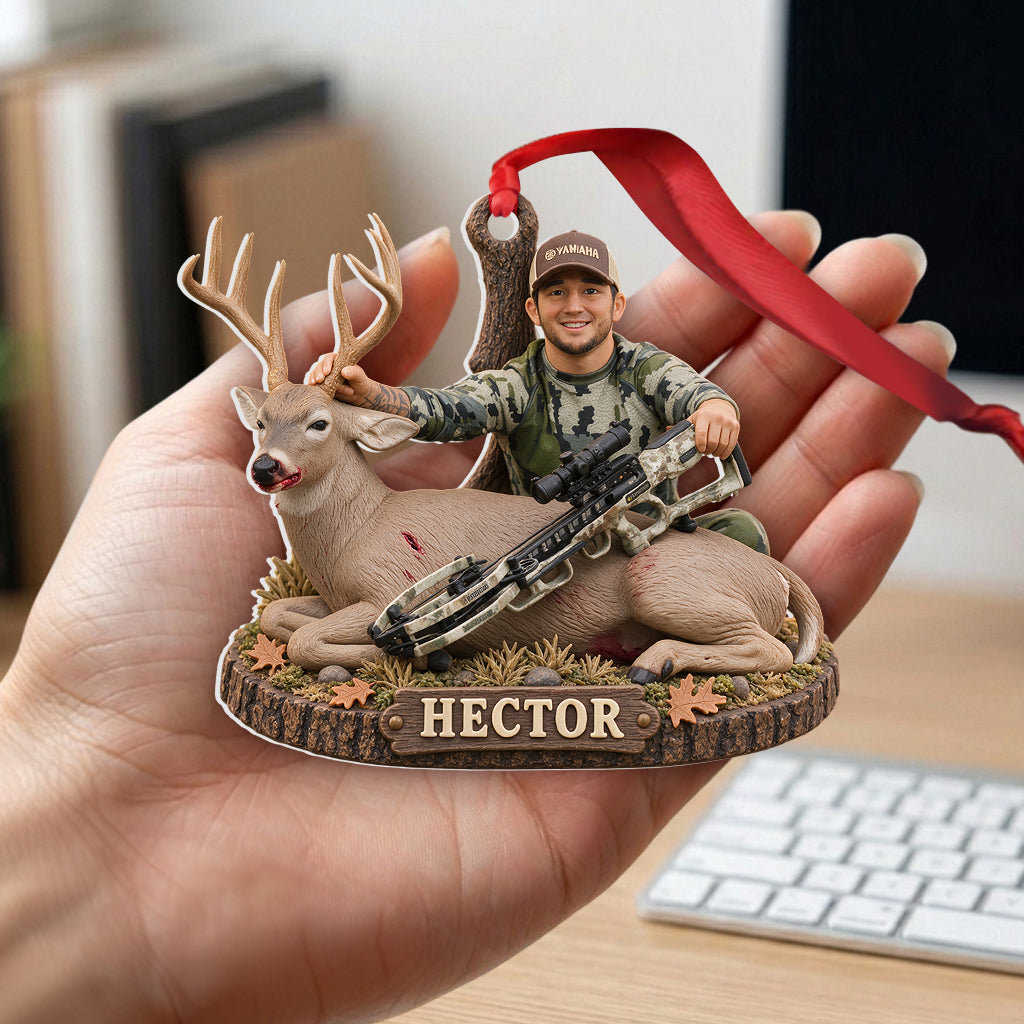 Hunting Christmas Gift - Personalized Hunting Premium 3D Ornament