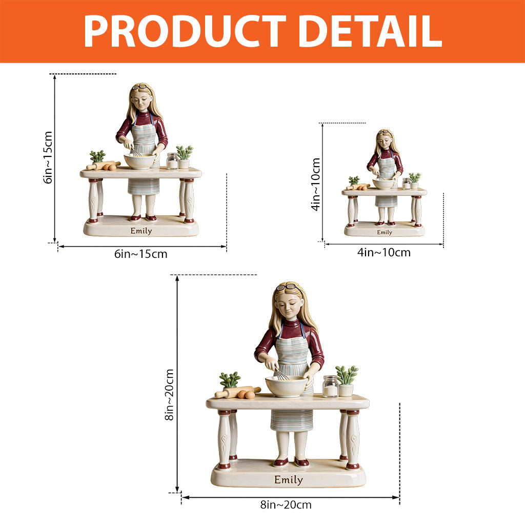 Passionné(e) de pâtisserie ? Plaque acrylique personnalisée sur mesure.