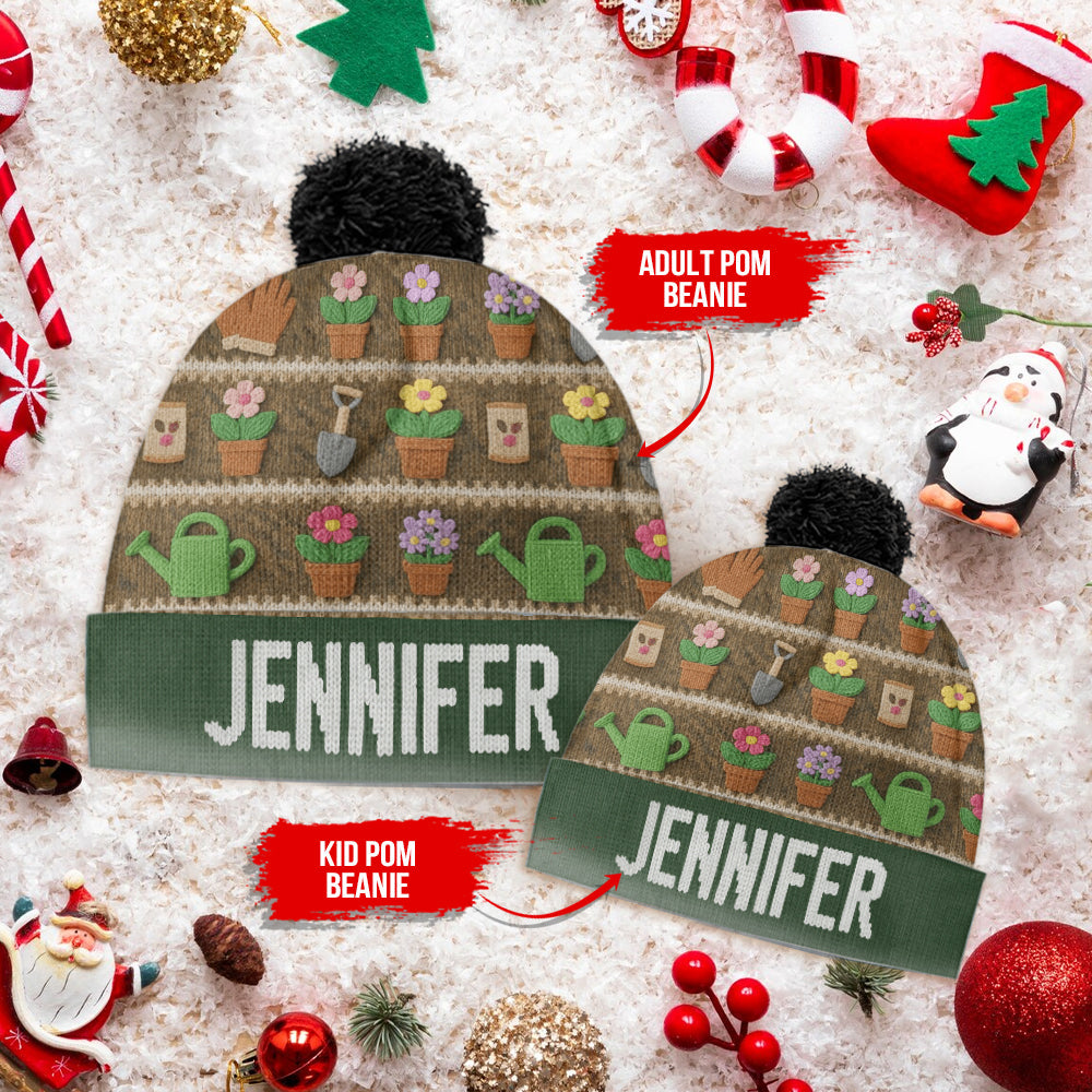 J'adore jardiner - Bonnet de jardinage personnalisé