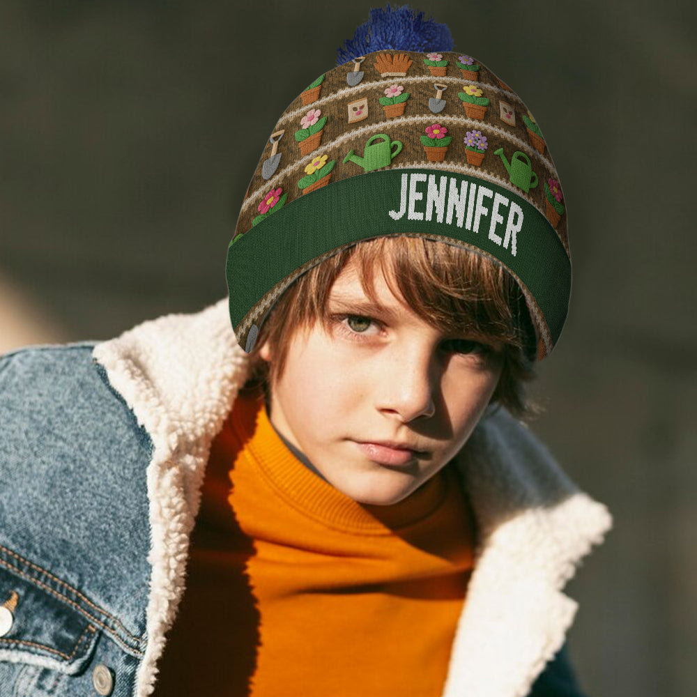 J'adore jardiner - Bonnet de jardinage personnalisé