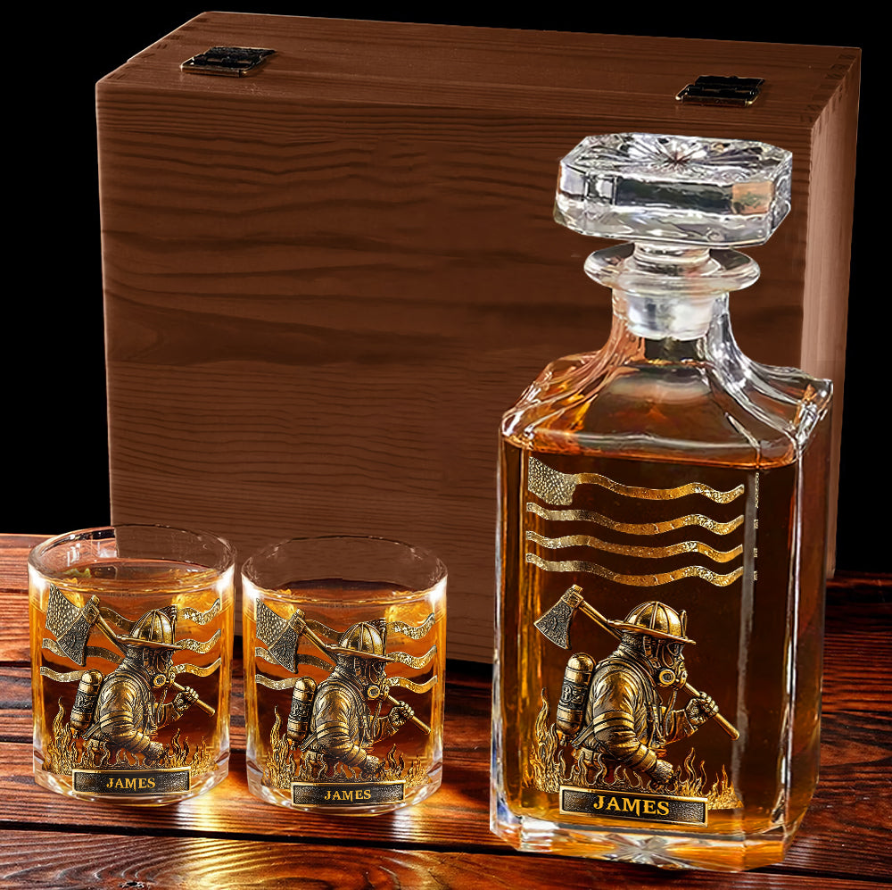 Fier pompier - Verre à whisky personnalisé pour pompier