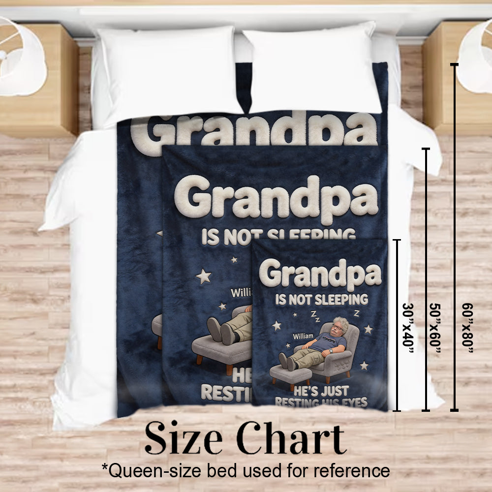 Papa ne dort pas - Couverture personnalisée pour père
