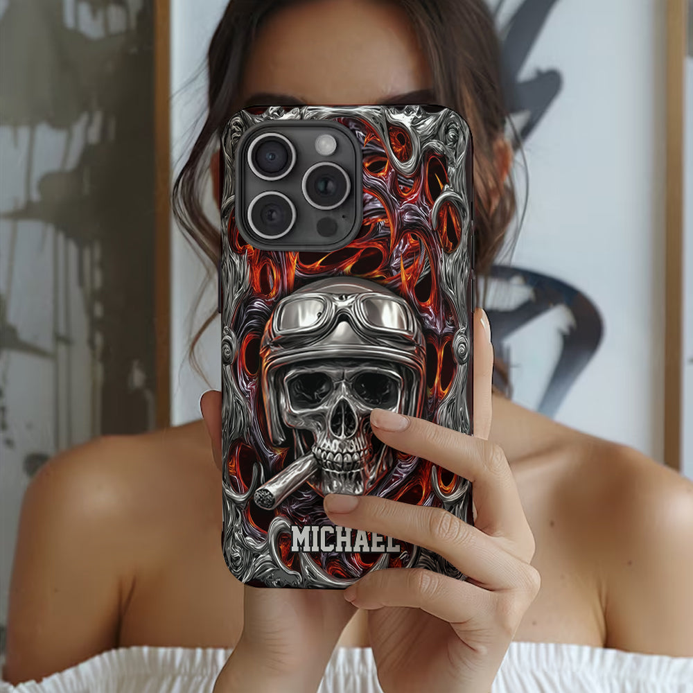 Ride Or Die - Coque de téléphone personnalisée pour motard avec impression intégrale
