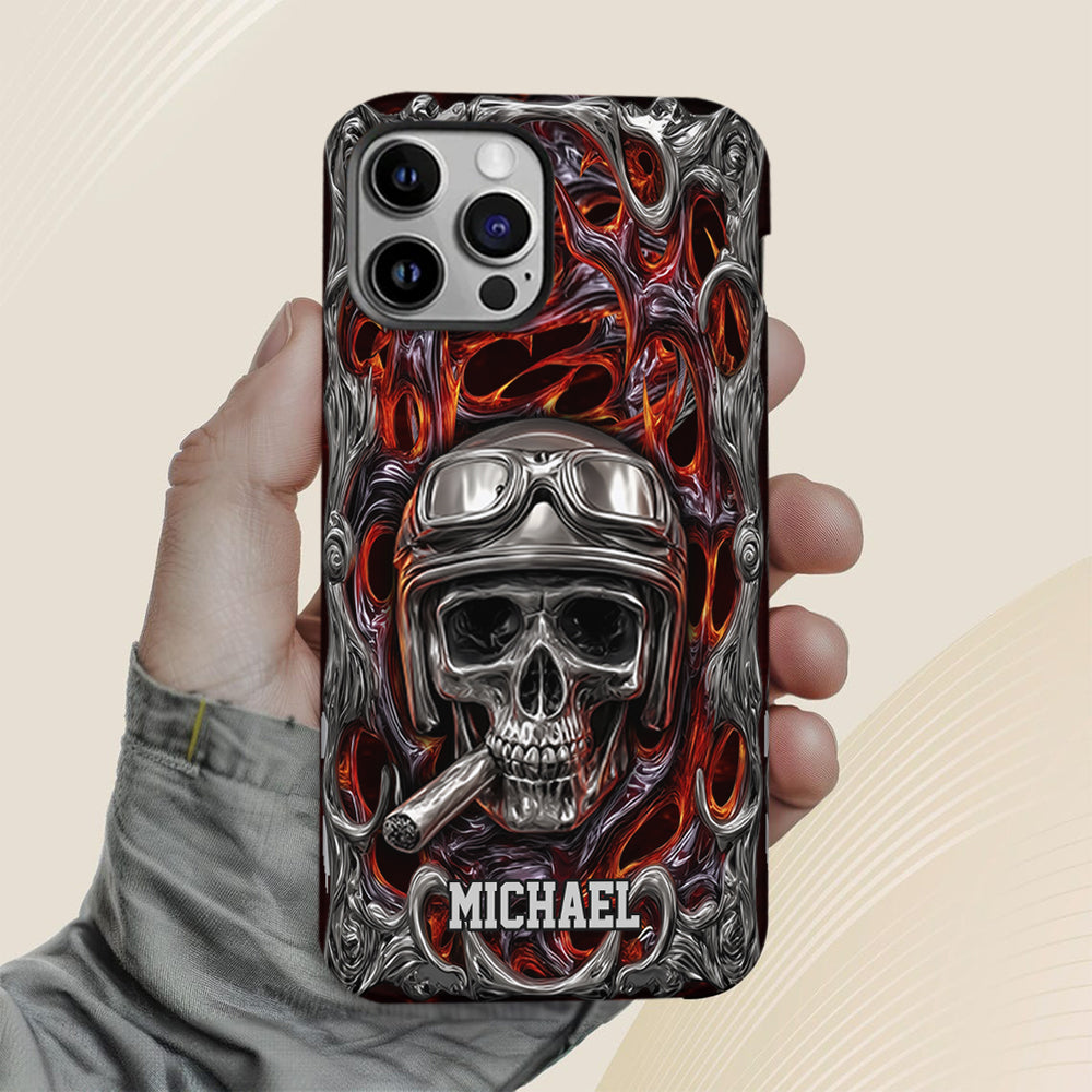 Ride Or Die - Coque de téléphone personnalisée pour motard avec impression intégrale