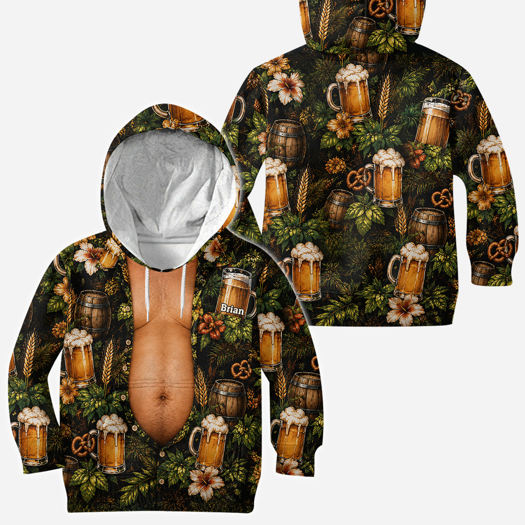Funny Beer Belly - Personalized Beer All Over Shirt