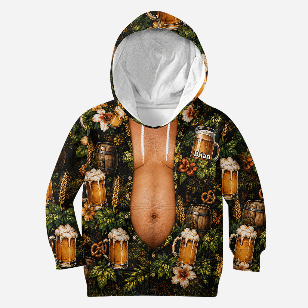 Funny Beer Belly - Personalized Beer All Over Shirt