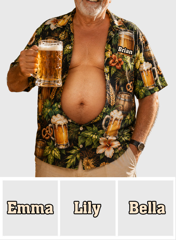 Funny Beer Belly - Personalized Beer All Over Shirt