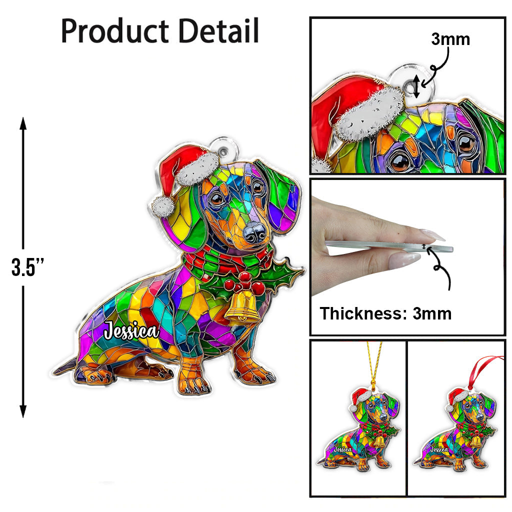 Joyeux Dogmas - Ornement de chien personnalisé