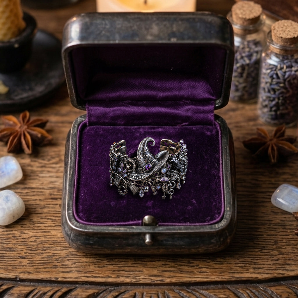 Enchanted Witch - Personalized Witch Bracelet & Ring Set