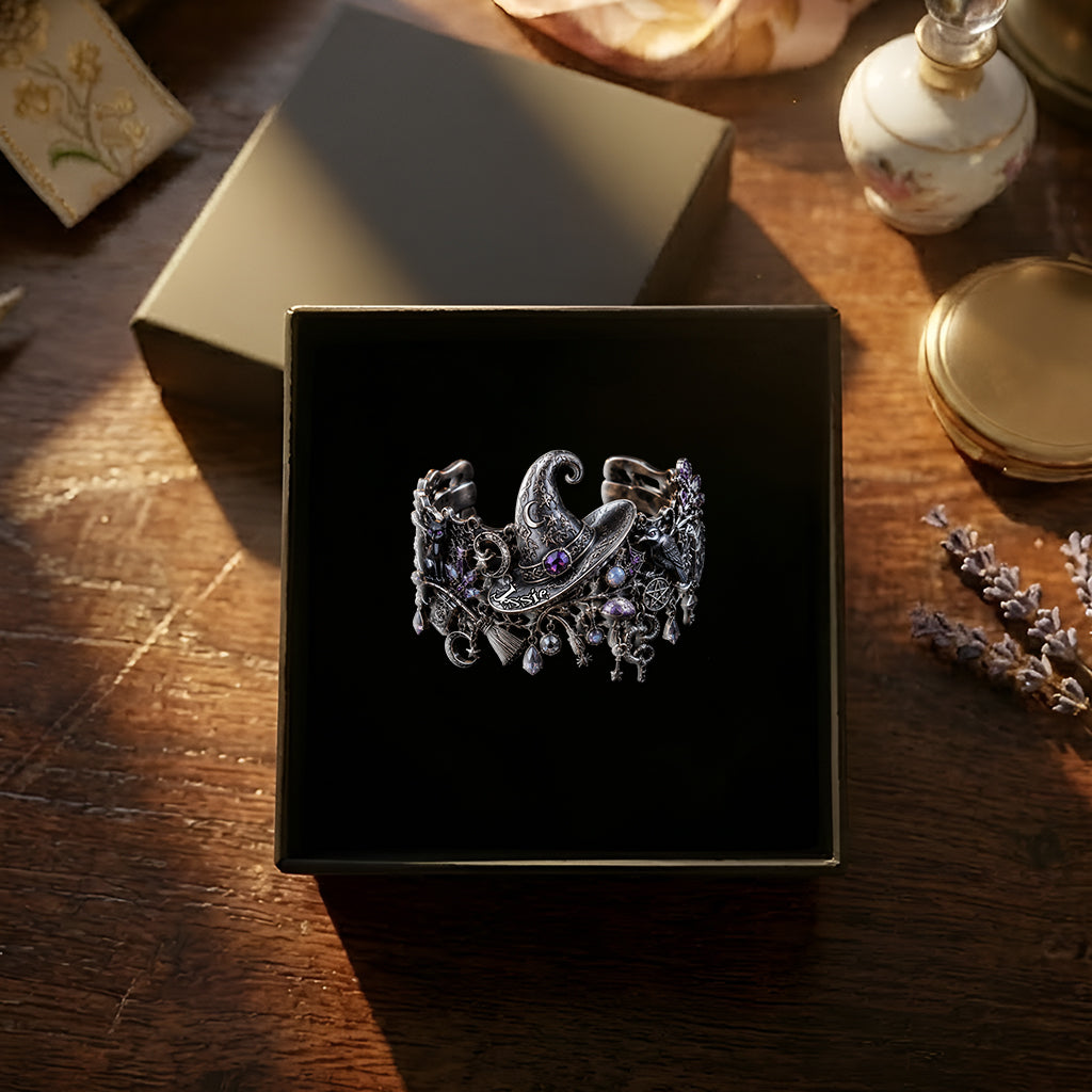 Enchanted Witch - Personalized Witch Bracelet & Ring Set