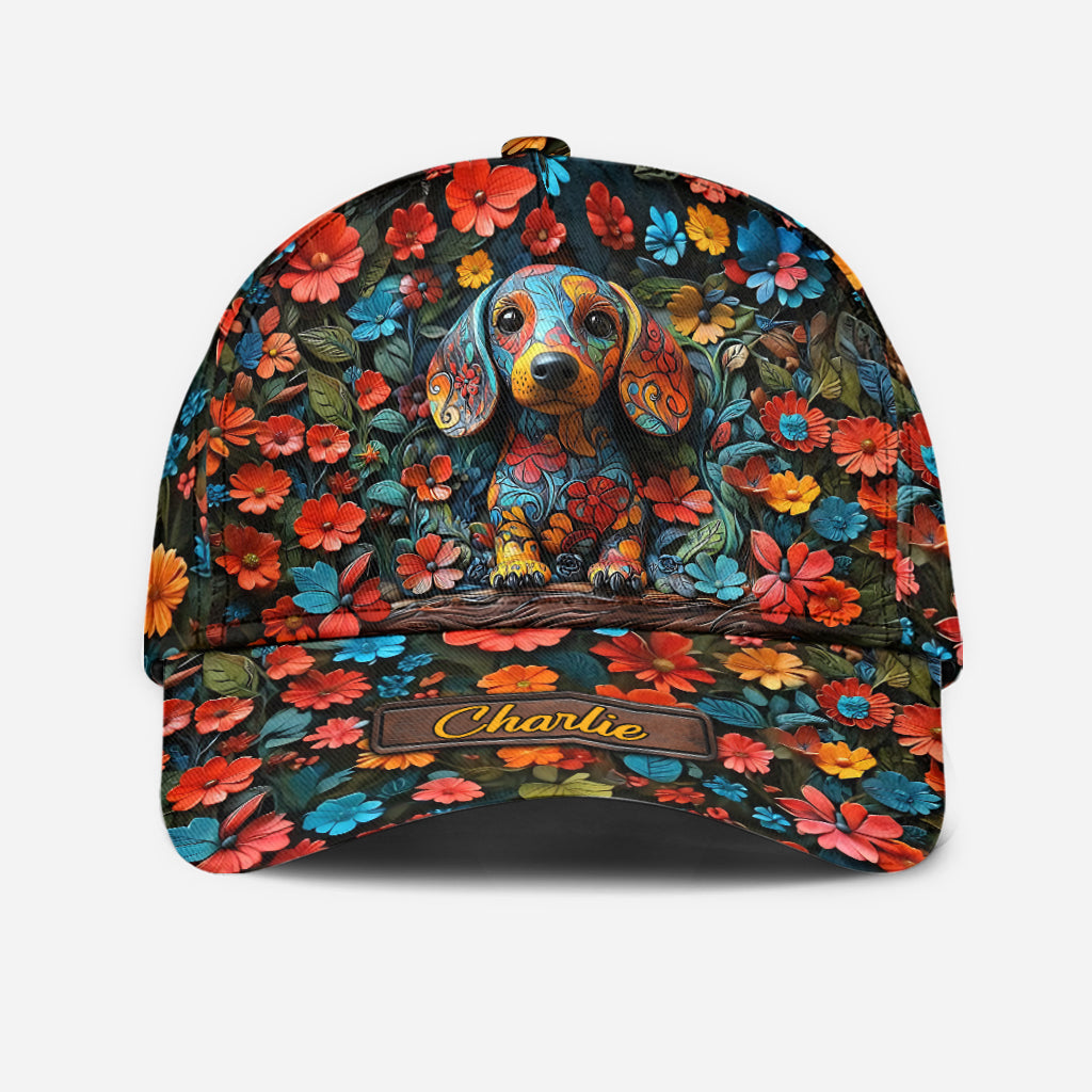 Love Dachshund - Personalized Dog Classic Cap