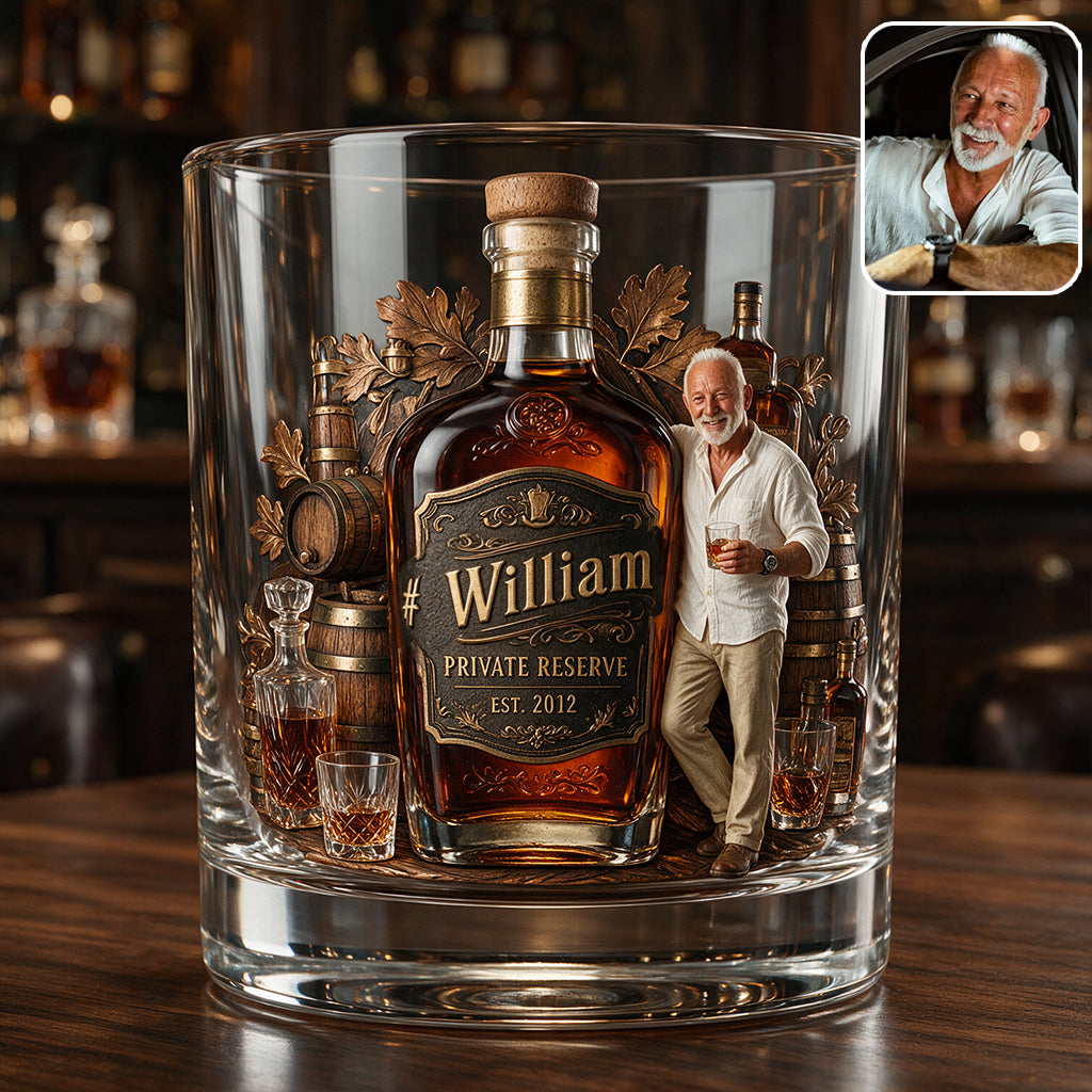 Amour du Whiskey, Bourbon - Verre à Whisky Personnalisé