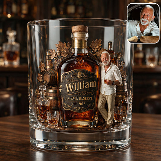 Amour du Whiskey, Bourbon - Verre à Whisky Personnalisé