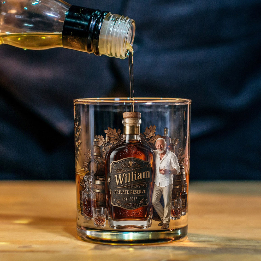 Amour du Whiskey, Bourbon - Verre à Whisky Personnalisé