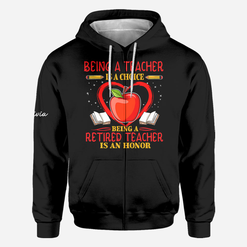 Back To School - Personalized Teacher All Over Shirt