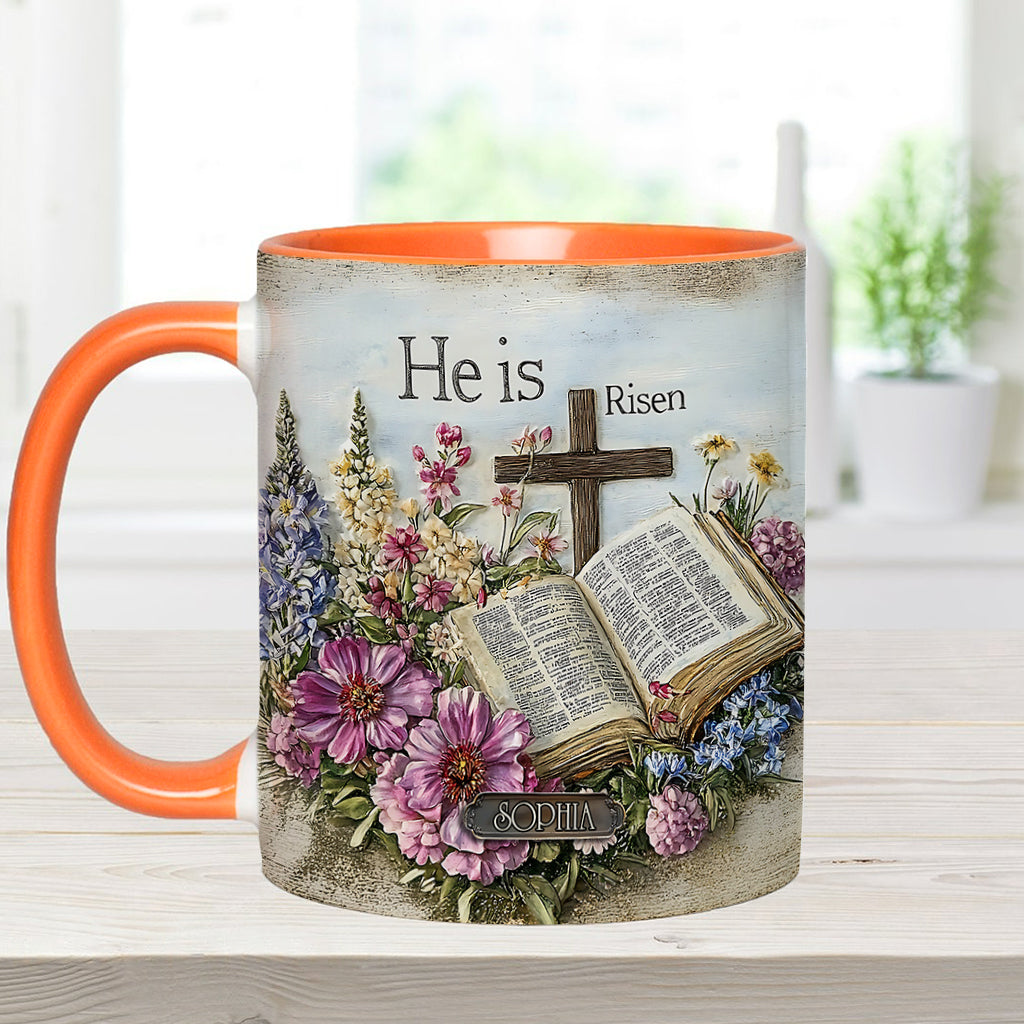 Il est ressuscité - Mug chrétien personnalisé
