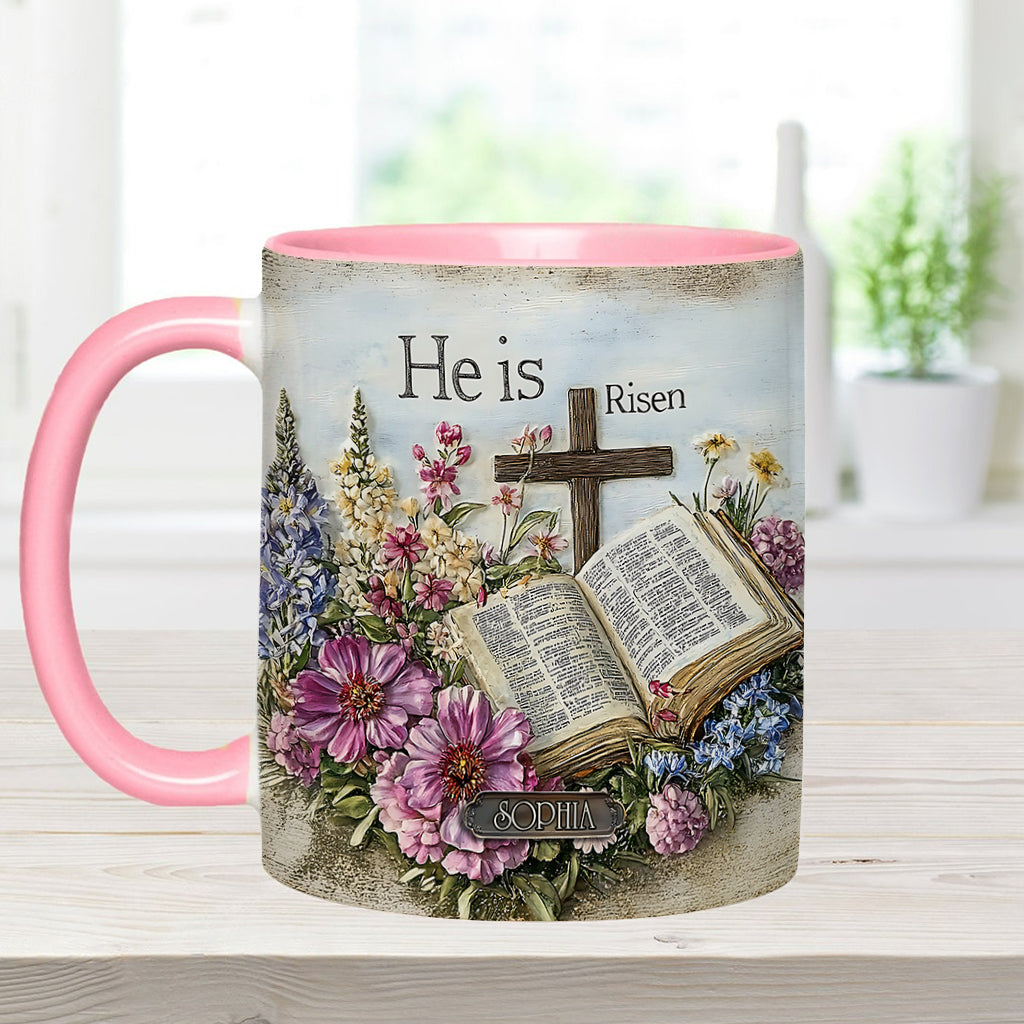 Il est ressuscité - Mug chrétien personnalisé