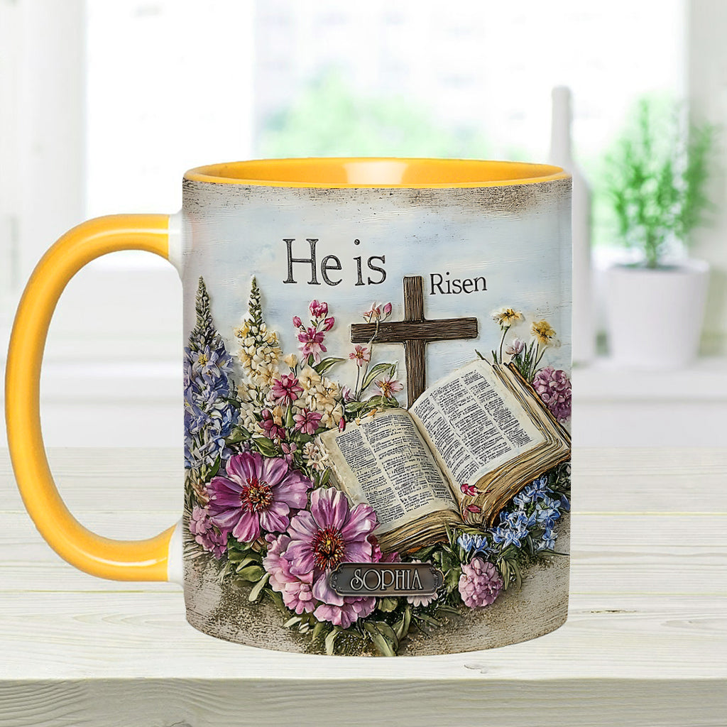 Il est ressuscité - Mug chrétien personnalisé