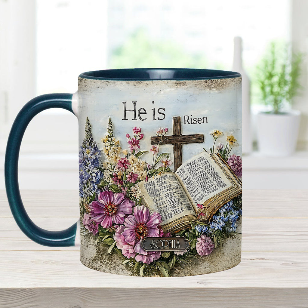 Il est ressuscité - Mug chrétien personnalisé
